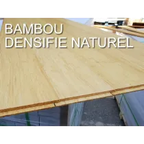 Parquet bambou flottant densifié à clipser naturel - Cyr