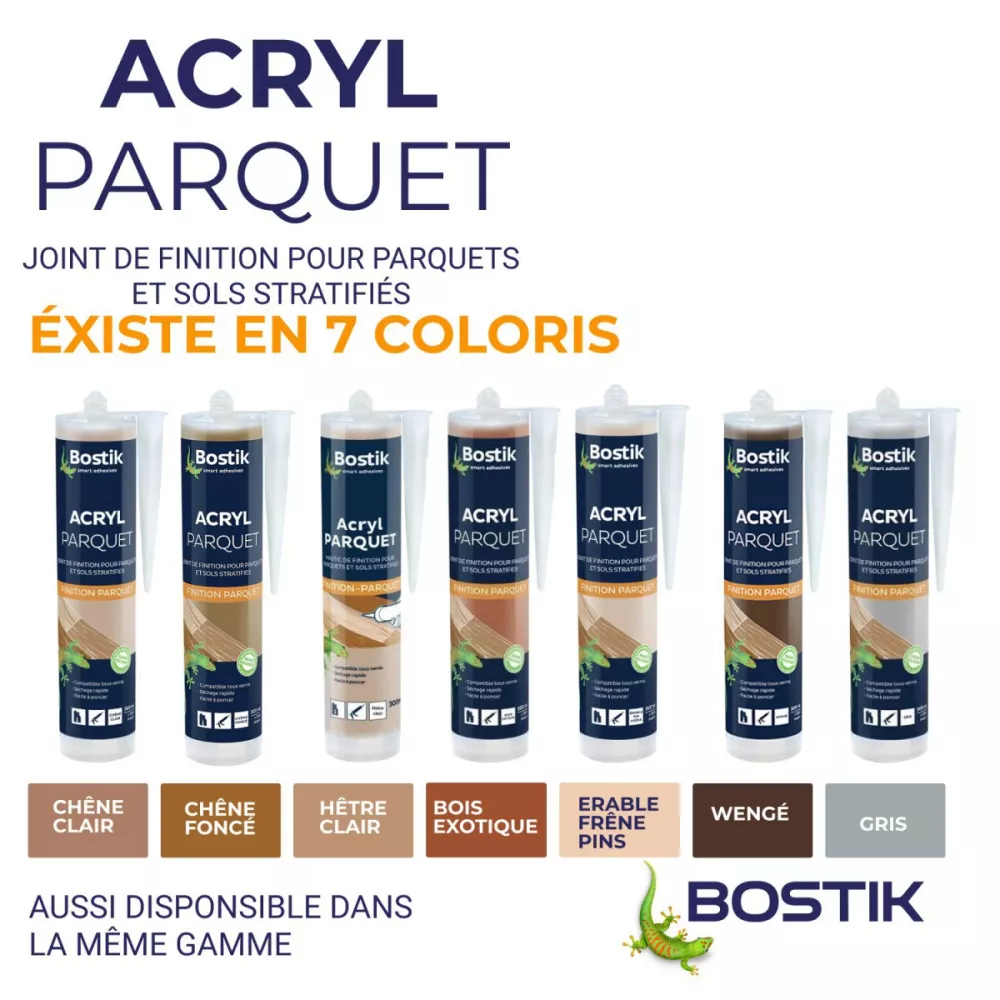 Mastic ACRYL acrylique de jointoiement BOSTIK