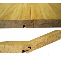 Parquet bambou flottant densifié à clipser naturel